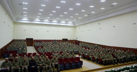 Azərbaycan Ordusunun komandir heyətinin toplanışı keçirildi