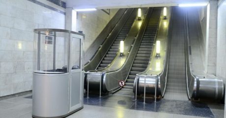 Bu metrostansiyanın eskalatoru sökülür