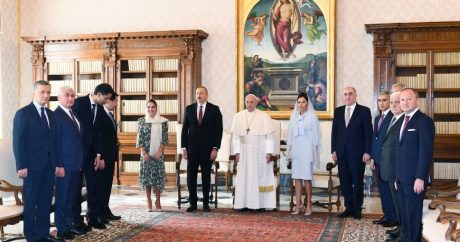 İlham Əliyev Vatikanda Papa Fransisk ilə görüşdü – YENİLƏNDİ/FOTO