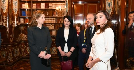 Mehriban Əliyeva İtaliyanın Kuirinale Sarayı ilə tanış oldu – FOTOLAR