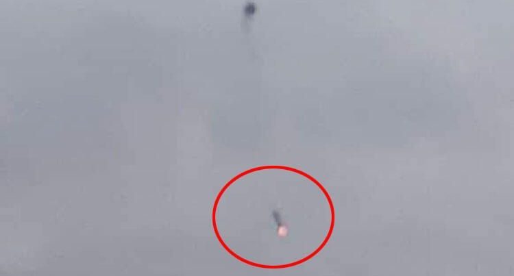 Suriyada helikopter belə vuruldu – VİDEO