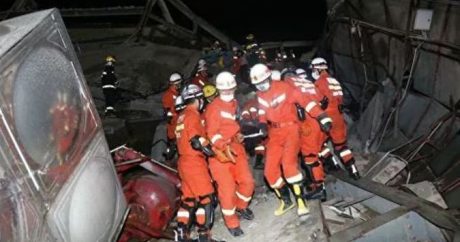 Çində dəhşət – 11 nəfər öldü, 21 nəfər dağıntı altında qaldı