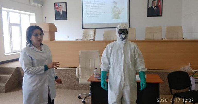 Koronavirusla mübarizə – Tibb personalı üçün təlim-treninqlərə başlanıldı – FOTO