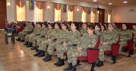 Azərbaycan Ordusunda Beynəlxalq Qadınlar Günü qeyd edildi – FOTOLAR