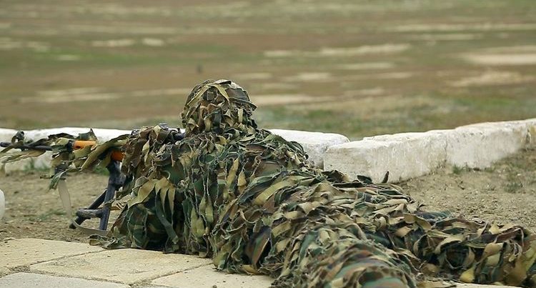 Azərbaycan Ordusunda snayperlərin hazırlığı yoxlanılır – FOTOLAR