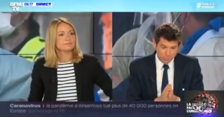 Fransalı aparıcıdan canlı yayım skandalı – VİDEO