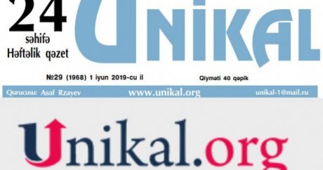 “Unikal” qəzeti və “Unikal.org”un 10 yaşı tamam oldu