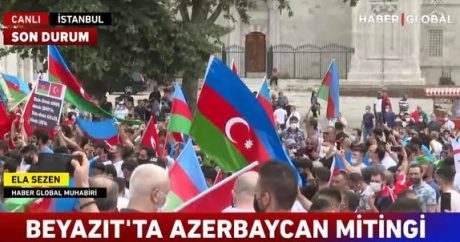 Türkiyədə Azərbaycana dəstək mitinqi – VİDEO
