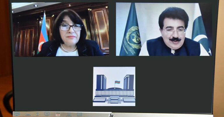 Azərbaycan-Pakistan parlament sədrlərinin videokonfrans formatında görüşü olub