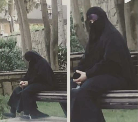 Bakı polisi qara niqabda “kişi” əli olan insanın kimliyini müəyyənləşdirdi