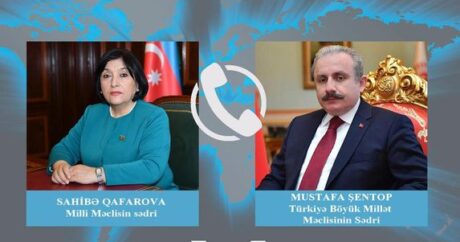 Azərbaycan və Türkiyə parlament sədrləri telefonla danışdı