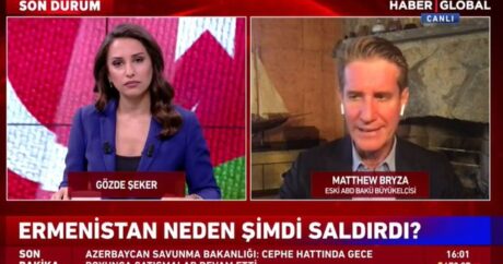 Metyu Brayza “Haber Global”da erməni təxribatından danışdı – VİDEO