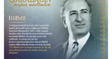 “Qarabağın məşhur müəllimləri” – Bülbül