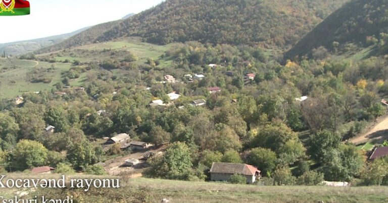 Xocavəndin işğaldan azad olunan Tsakuri kəndi – VİDEO