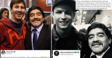 Messi və Ronaldo Maradonanı yad etdilər