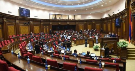 Ermənistan parlamentində DAVA – VİDEO