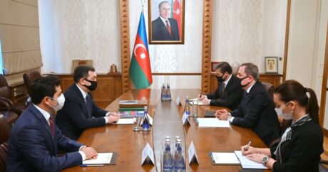 Ceyhun Bayramov Beynəlxalq Türk Akademiyasının prezidenti ilə görüşdü