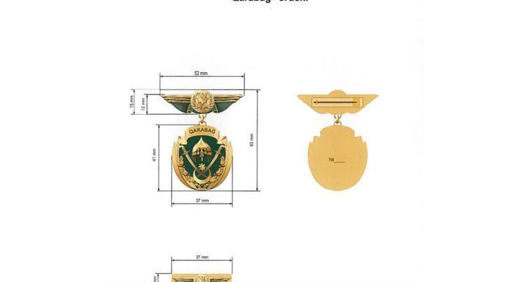 “Qarabağ” ordeninin statusu müəyyənləşdi