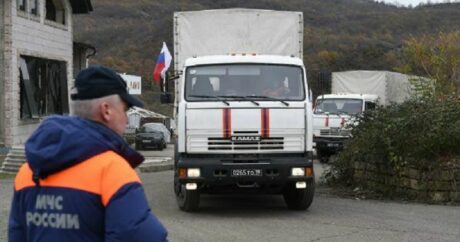 Rusiya Qarabağa 35 vaqon humanitar yardım göndərdi