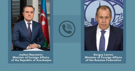 Ceyhun Bayramov Sergey Lavrovla danışdı – Müzakirə mövzusu açıqlandı