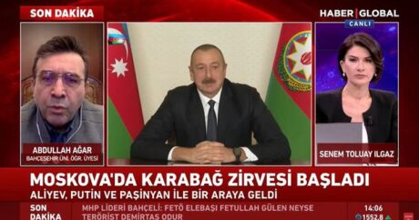 İlham Əliyev, Putin və Paşinyan görüşü “Haber Global”da – VİDEO