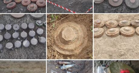 Azad edilən ərazilərdə aşkarlanan minaların sayı açıqlandı