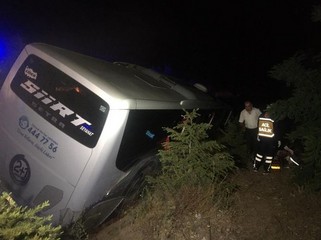 Türkiyədə sərnişin avtobusu aşdı: 1 nəfər öldü
