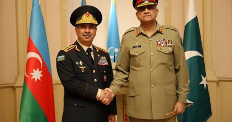 Zakir Həsənov Pakistanın ordu generalı ilə görüşdü -FOTOLAR
