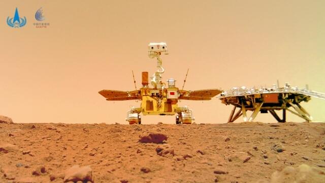 Çin Marsa enişin görüntülərini yaydı – VİDEO