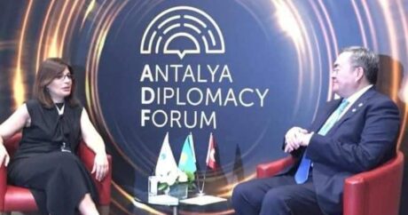 Günay Əfəndiyeva Antalyada keçirilən Diplomatiya Forumunda – FOTO
