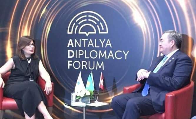 Günay Əfəndiyeva Antalyada keçirilən Diplomatiya Forumunda – FOTO