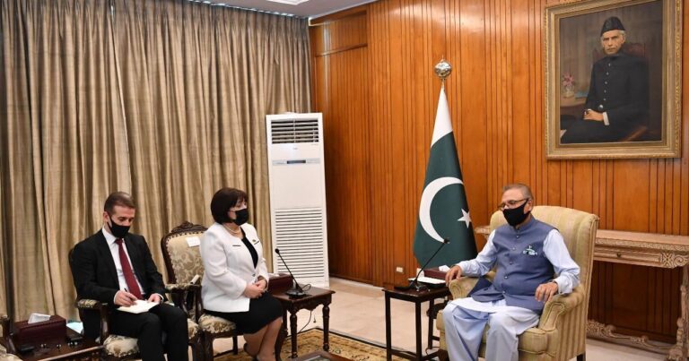 Sahibə Qafarova Pakistan prezidenti ilə görüşdü – FOTO