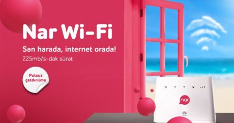 “Nar Wi-Fi” ilə sən harada, internet orada!