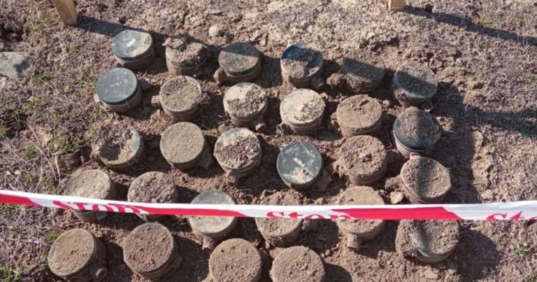Ötən ay azad edilən ərazilərdə aşkarlanan mina sayı açıqlandı