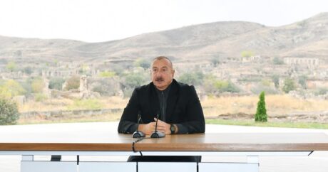 İlham Əliyev Xocavənd ictimaiyyətinin nümayəndələri ilə görüşdü