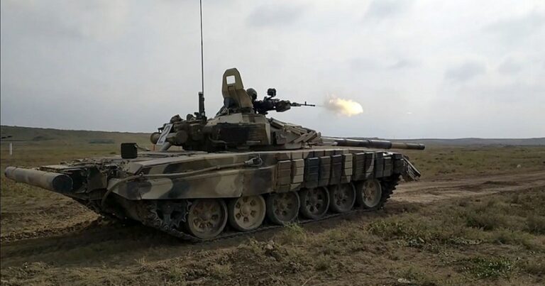 Ordumuzun tank bölmələri döyüş atışları icra etdi – VİDEO