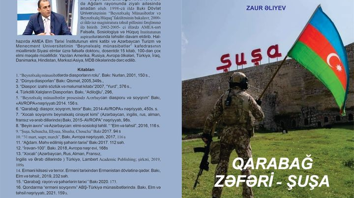 “Qarabağ Zəfəri-Şuşa” – Zaur Əliyevin kitabı çapdan çıxdı