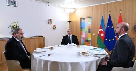 İlham Əliyev, Mişel və Paşinyan arasında görüş keçirildi – VİDEO