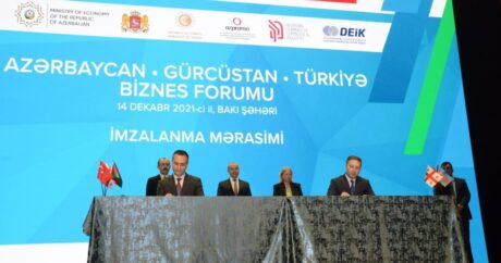Azərbaycan, Gürcüstan və Türkiyə arasında beş sənəd imzalandı – FOTO