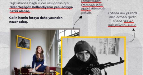 Hollandiyanın yeni naziri erməni terrorçunun fotosu ilə şəkil çəkdirdi