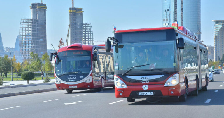 4 marşrut xətti üzrə avtobusların hərəkət sxemləri dəyişdirilə bilər