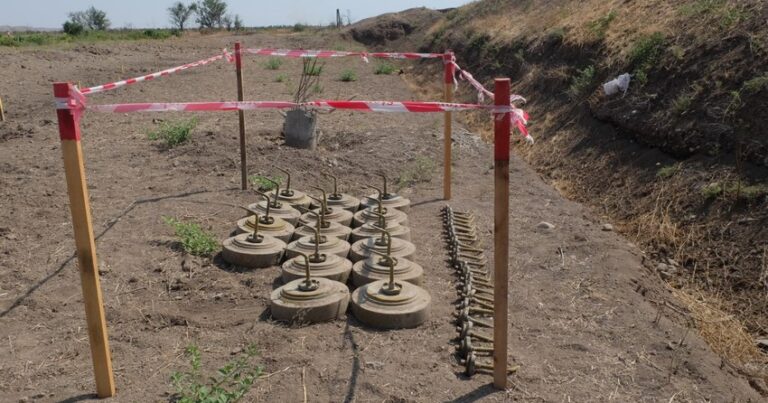 Azad olunan ərazilərdə aşkarlanan minaların sayı açıqlandı