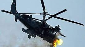 Kiyevdə rusların daha bir helikopteri vuruldu