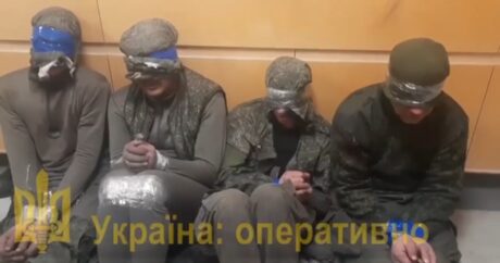 Savaş “KVARTET”İ: Rusiyalı əsirlərə Ukraynanın himnini oxutdular – VİDEO