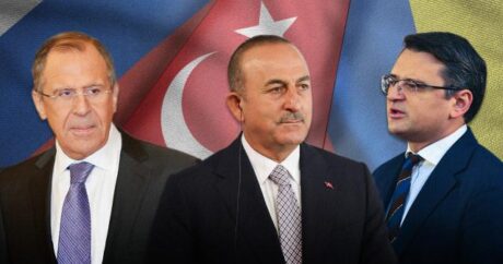Çavuşoğlu Lavrov və Kuleba ilə görüşdü