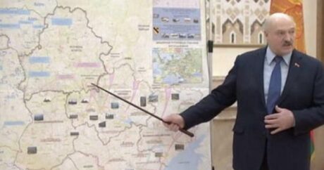 Rusiya Ukraynadan sonra bu ölkəyə hücum edəcəkmiş – Lukaşenko xəritəni göstərdi – VİDEO