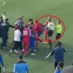 Azərbaycan komandalarının oyununda kütləvi dava – FOTO