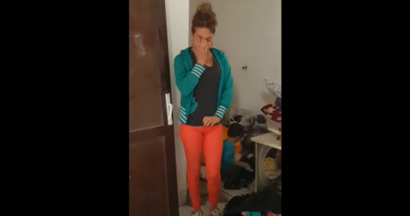 Ana azyaşlı körpəsilə tualetdə yaşayır: Azərbaycan qadınının düşdüyü durum – VİDEO