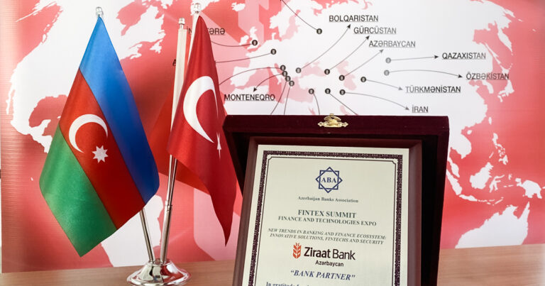 “Ziraat Bank Azərbaycan” “FINTEX 2022” sammitində təşəkkürnamə ilə təltif edildi!