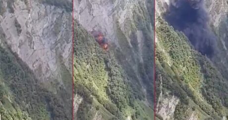 Gürcüstanda helikopter qəzası – 8 nəfər həlak oldu – ANBAAN VİDEO